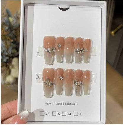 1035- Handmade press on nails fake nails removable