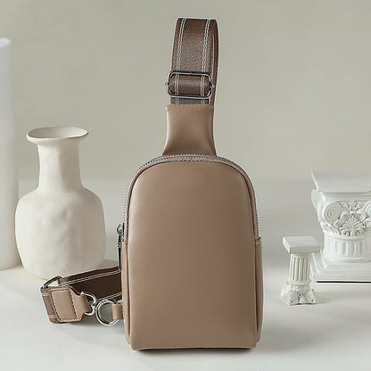 Unisex Small Chest Bag – Stylish Soft PU Crossbody Chest Purse & Fanny Pack for Everyday Use