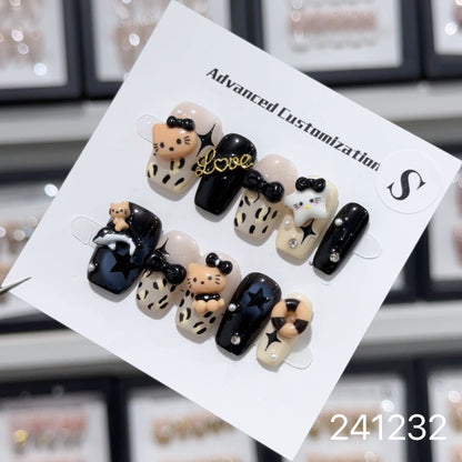 1031- Handmade press on nails fake nails removable