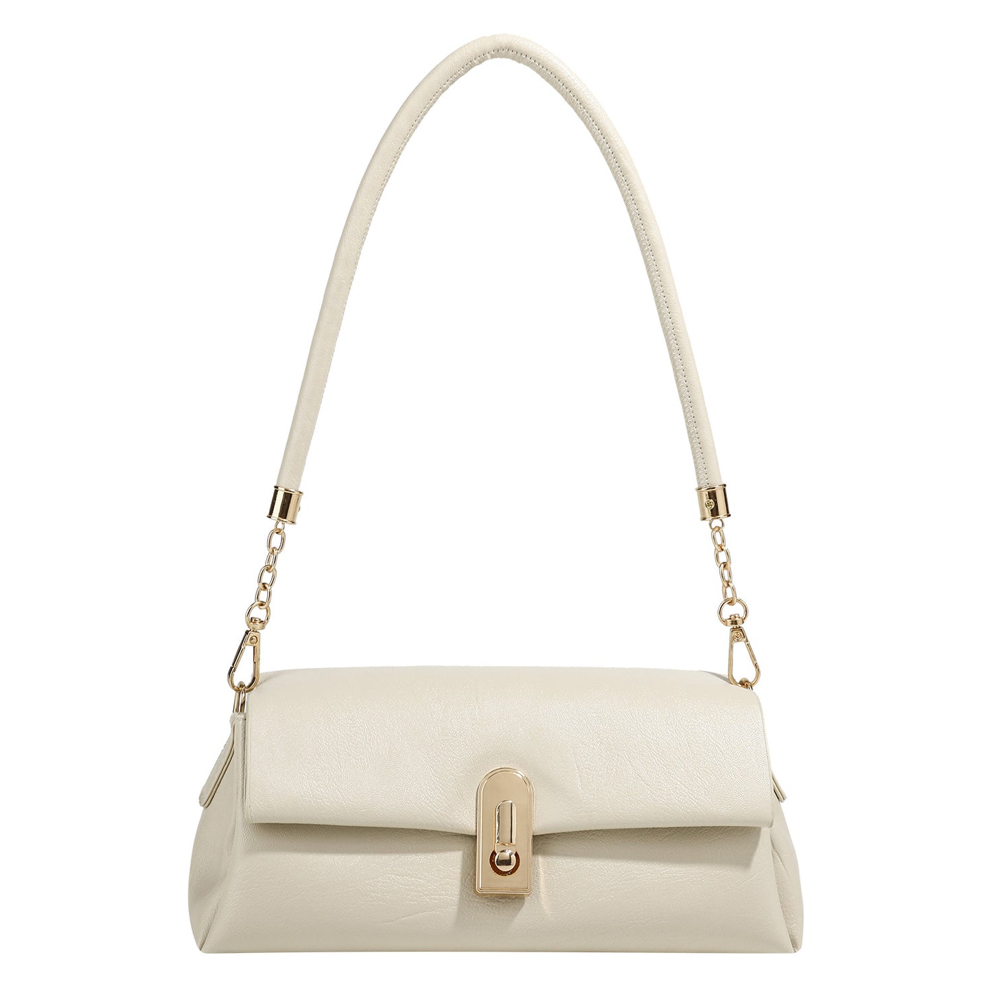 Bolso bandolera pequeño color beige, bolso de hombro blanco glaciar para mujer, bolso de mano para desplazamientos diarios, bolso hobo versátil para mujer 