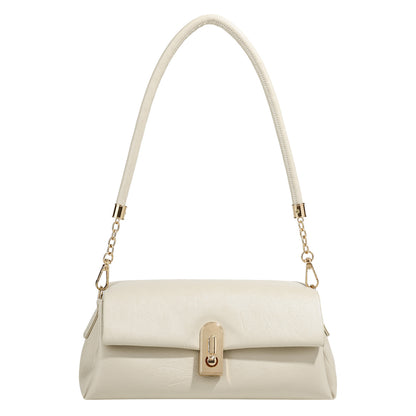 Small shoulder bag for women, fashionable glacier white underarm bag, versatile commuter Crossbody bag for women small