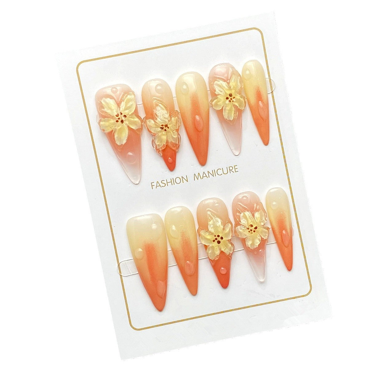 0979- Handmade press on nails fake nails removable