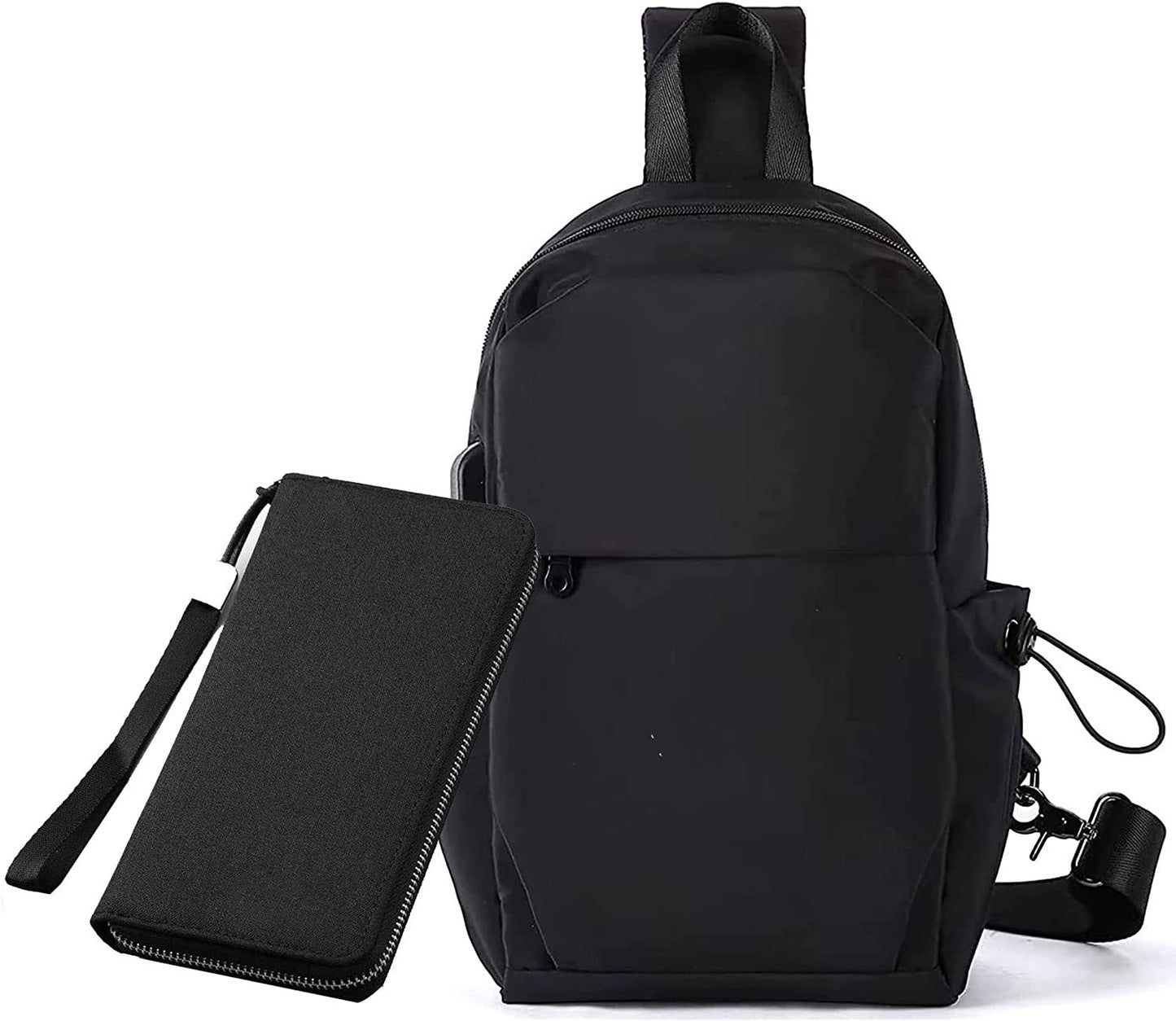 Riñonera, bolso de pecho, cangurera cruzada unisex, bandolera táctica multifuncional antirrobo con correa única para senderismo y ciclismo. Ideal para caminar, andar en bicicleta, viajar y hacer ciclismo. 