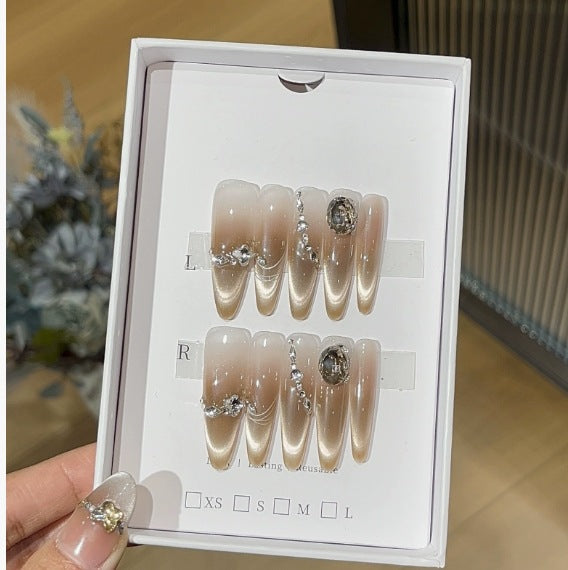 1033- Handmade press on nails fake nails removable