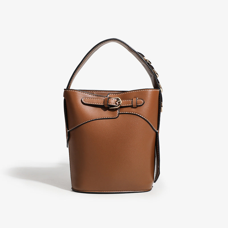 Bolso de mano pequeño y elegante tipo cubo – Bolso bandolera elegante para el día a día y bolso tote compacto estilo hobo 