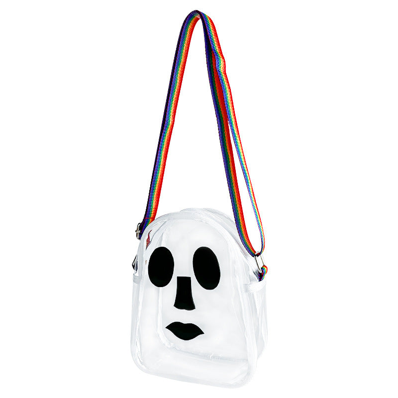 Funny Fashion PVC Jelly Bag, Shoulder Small Square Bag, Crossbody Bag Portable, Travel Shoulder Bag