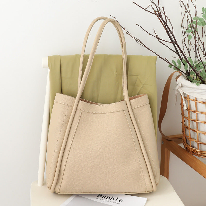 Bolso tote elegante de gran capacidad para mujer - Bolso bandolera tipo cubo retro de PU suave, bolso hobo texturizado 2 en 1 