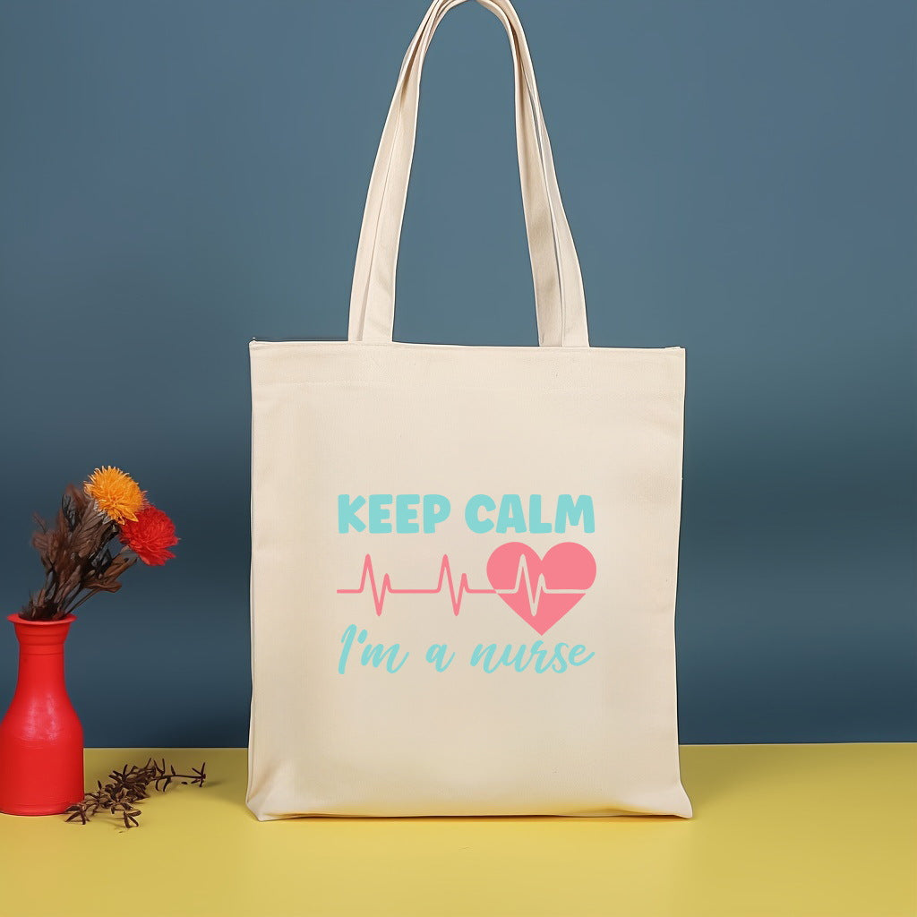 Bolso bandolera de lona estampada, bolso de compras moderno y ligero, bolso de algodón de gran capacidad, paquete de 2 unidades tipo hobo. 