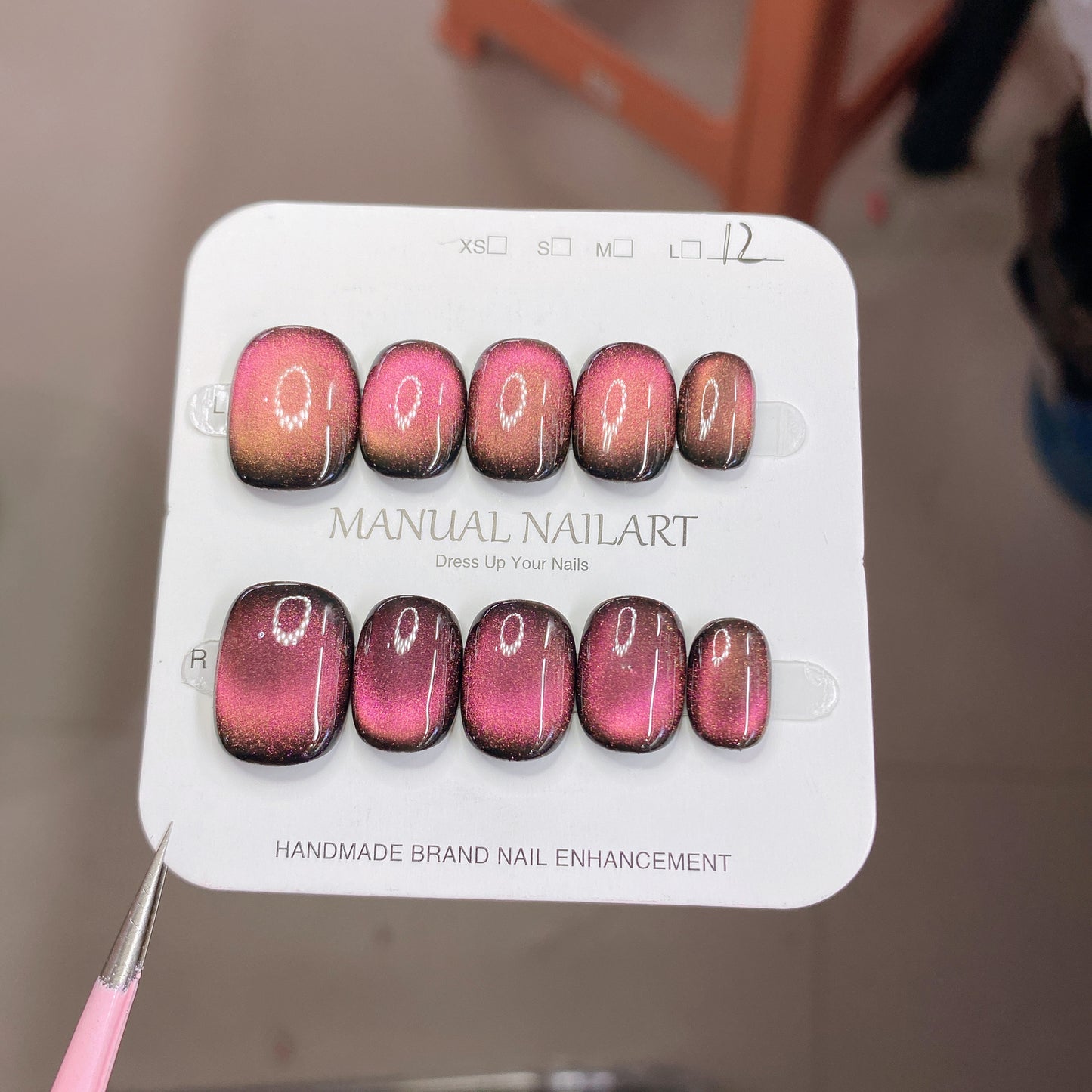 1026- Handmade press on nails fake nails removable