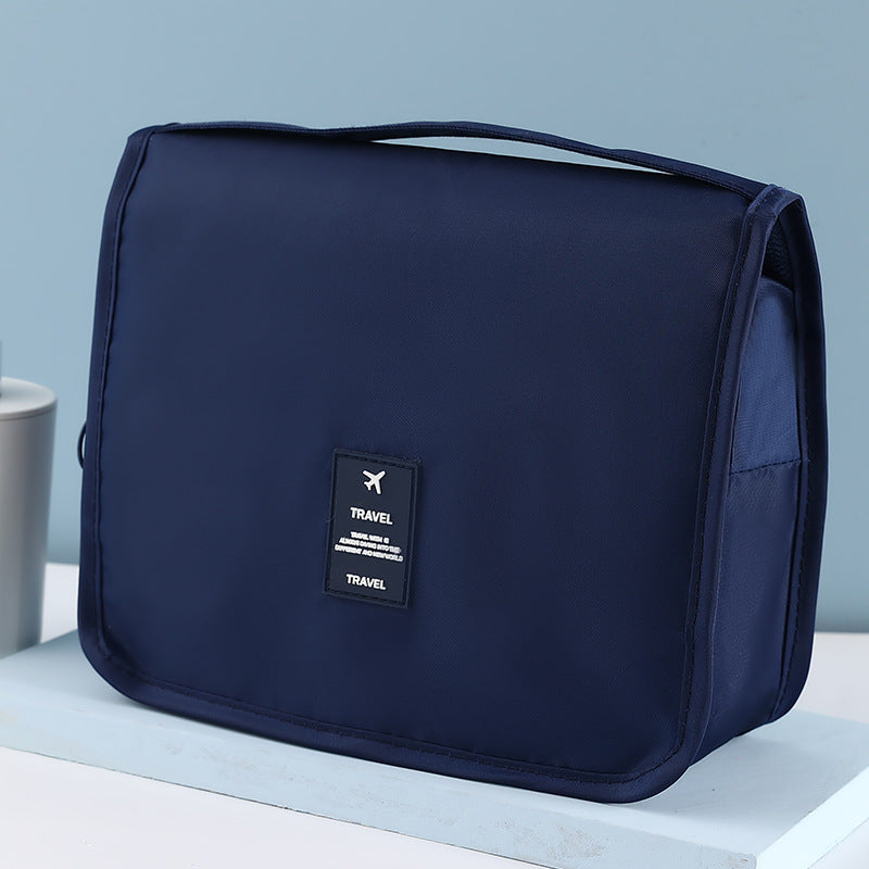 Neceser con compartimentos para artículos húmedos y secos, bolsa de viaje unisex, neceser de gran capacidad con cierre de gancho, impermeable. 