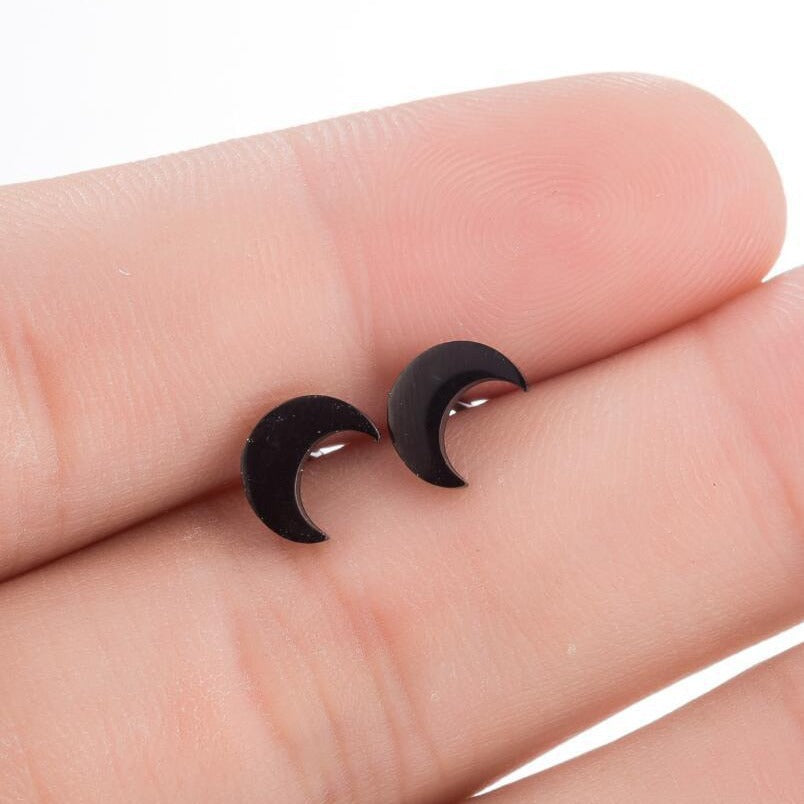 Mini Star Moon Heart Ear Studs