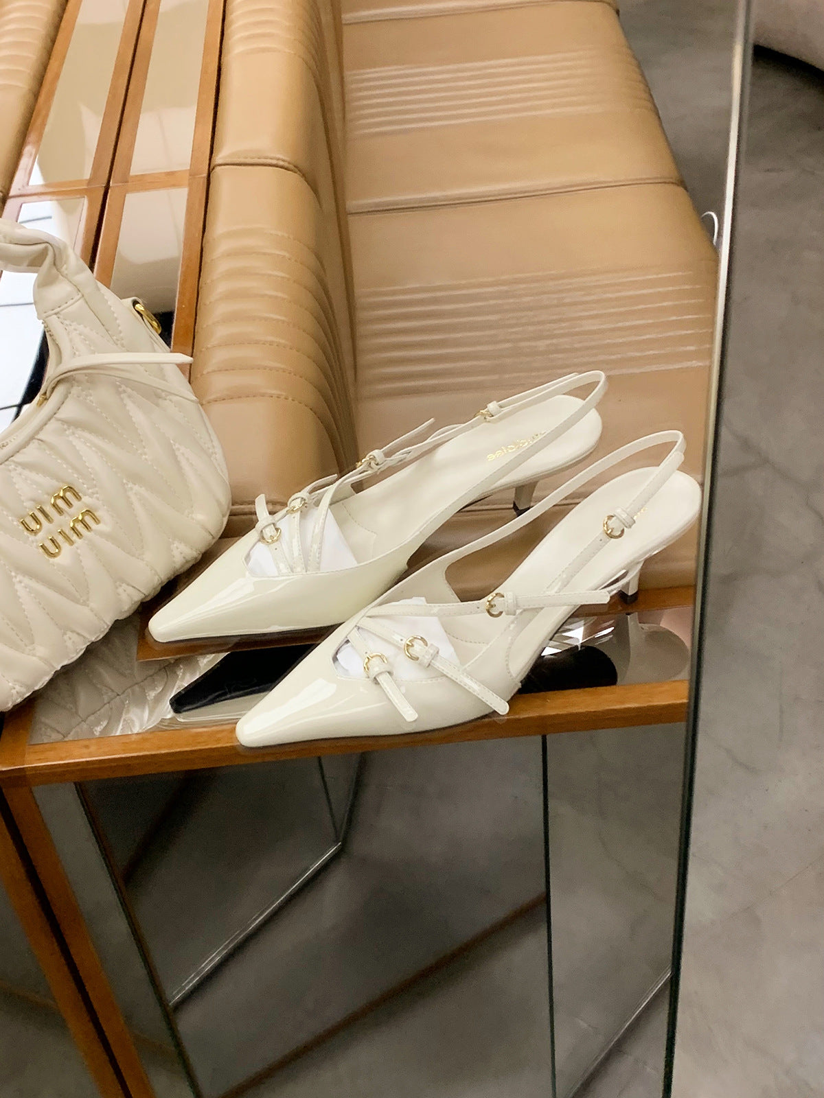 Pointed Toe Strappy Heels
Patent Leather