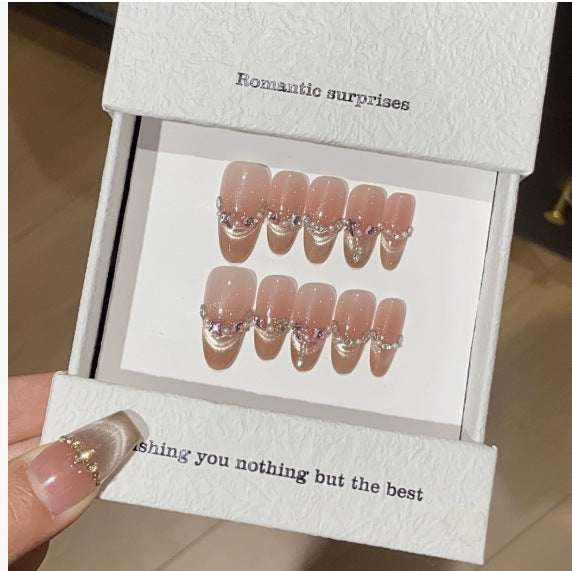 1034- Handmade press on nails fake nails removable