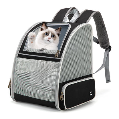 Stylish Pet Bag - Premium Pet Backpack Portable with Breathable Mesh for Hiking, Perfect Cat Backpack for Everyday Adventures