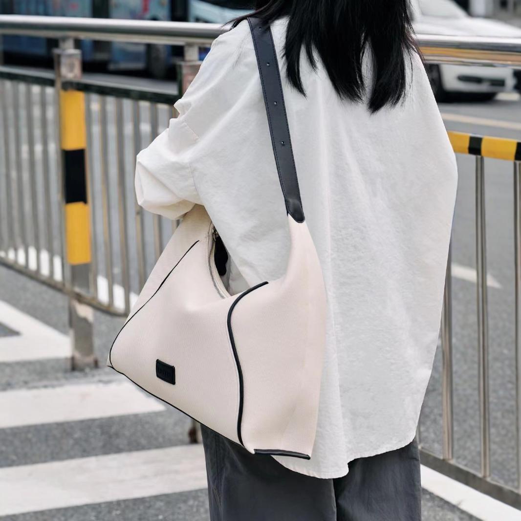 Bolso hobo para mujer, bolso de lona para llevar bajo el brazo, bolso de hombro hobo, bolso de gran capacidad para ir al trabajo 