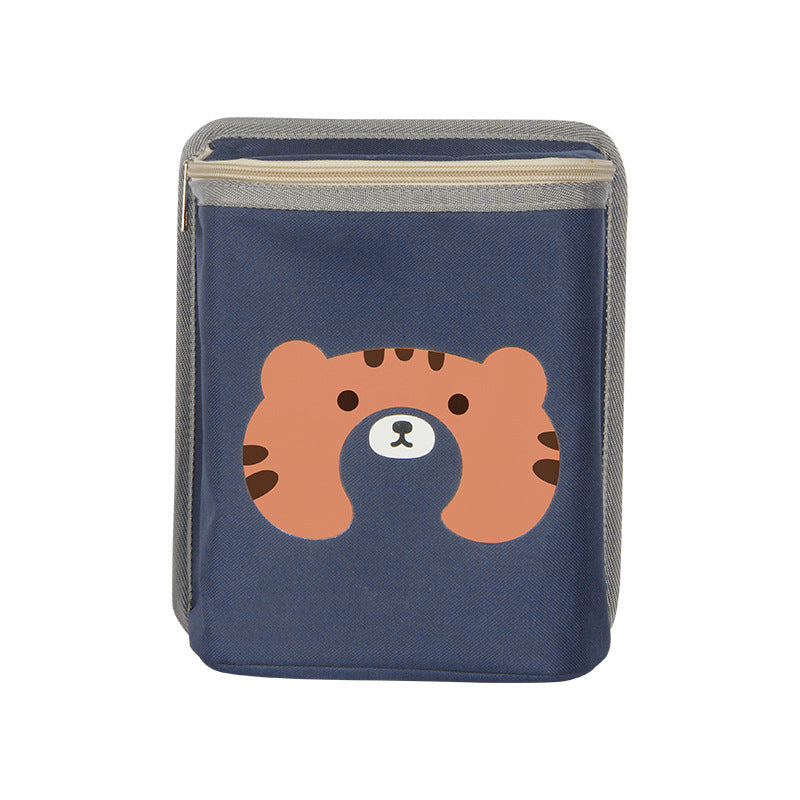 Car cartoon thermal insulation bag, car seat back multi-functional thermal insulation bag, car aluminum film storage bag