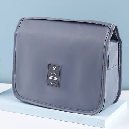 Neceser con compartimentos para artículos húmedos y secos, bolsa de viaje unisex, neceser de gran capacidad con cierre de gancho, impermeable. 