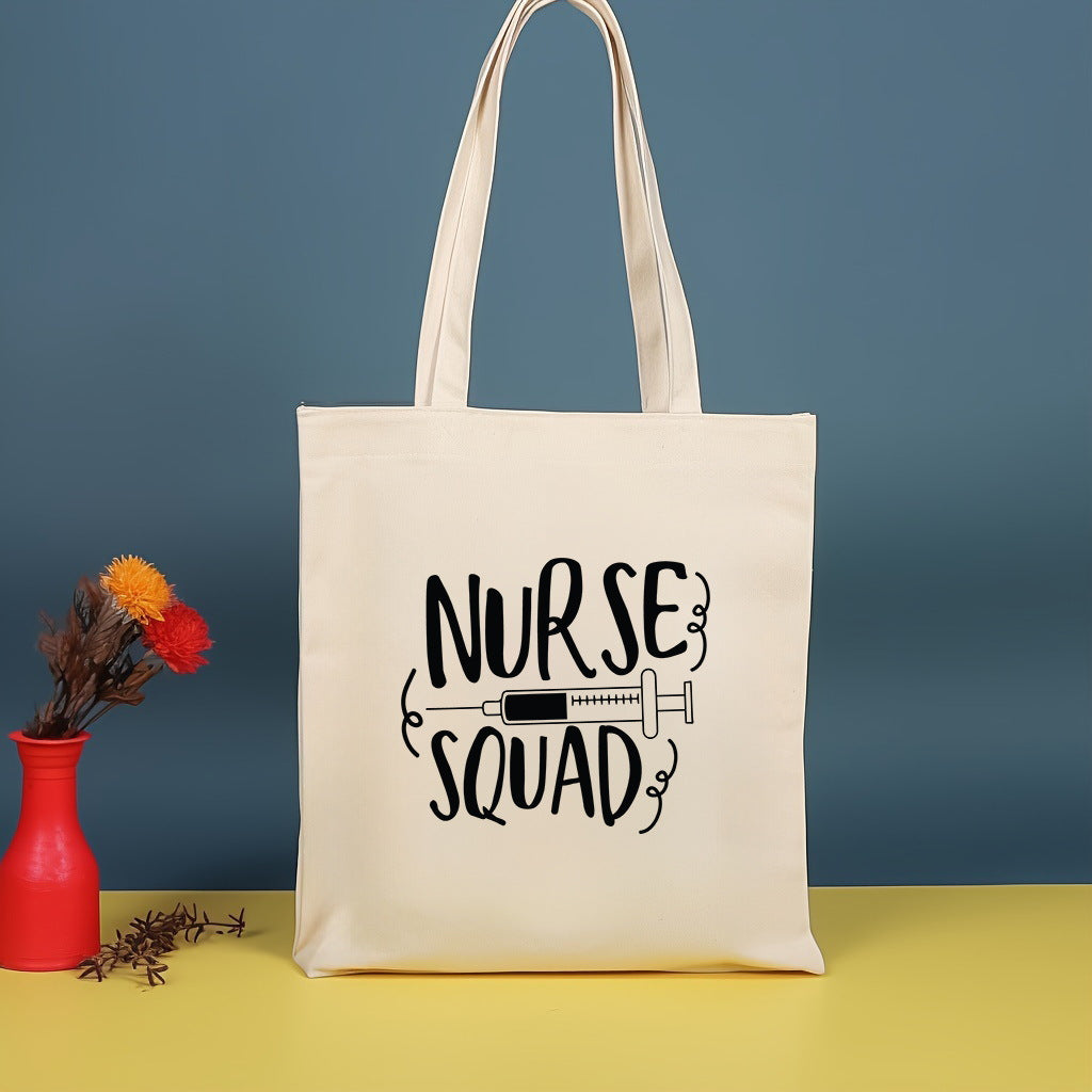 Bolso bandolera de lona estampada, bolso de compras moderno y ligero, bolso de algodón de gran capacidad, paquete de 2 unidades tipo hobo. 