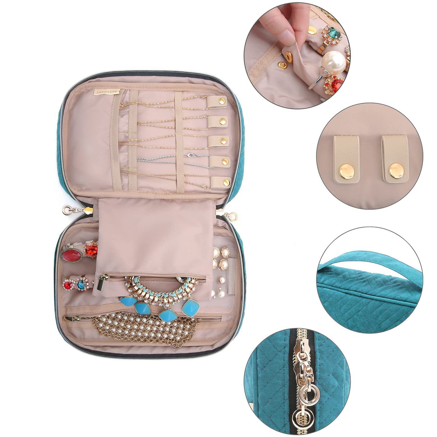 Jewelry Storage Box, Earrings Ring Set Jewelry Bag, Jewelry Storage Bag