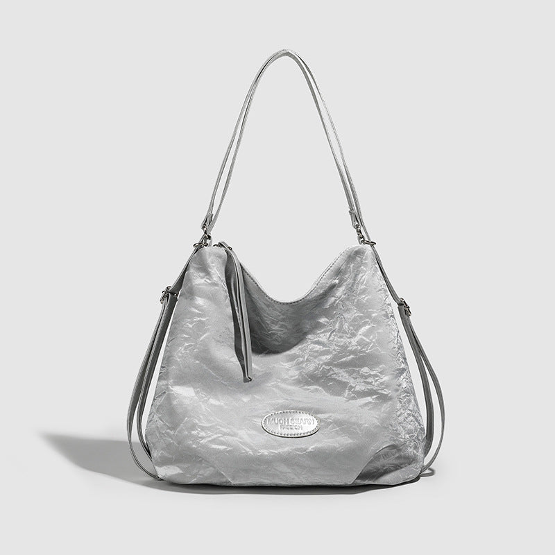 Bolso hobo elegante, bolso de hombro multiusos, mochila para mujer 