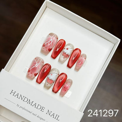 1030- Handmade press on nails fake nails removable