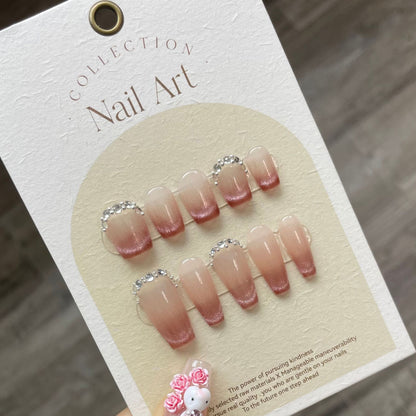 1024- Handmade press on nails fake nails removable