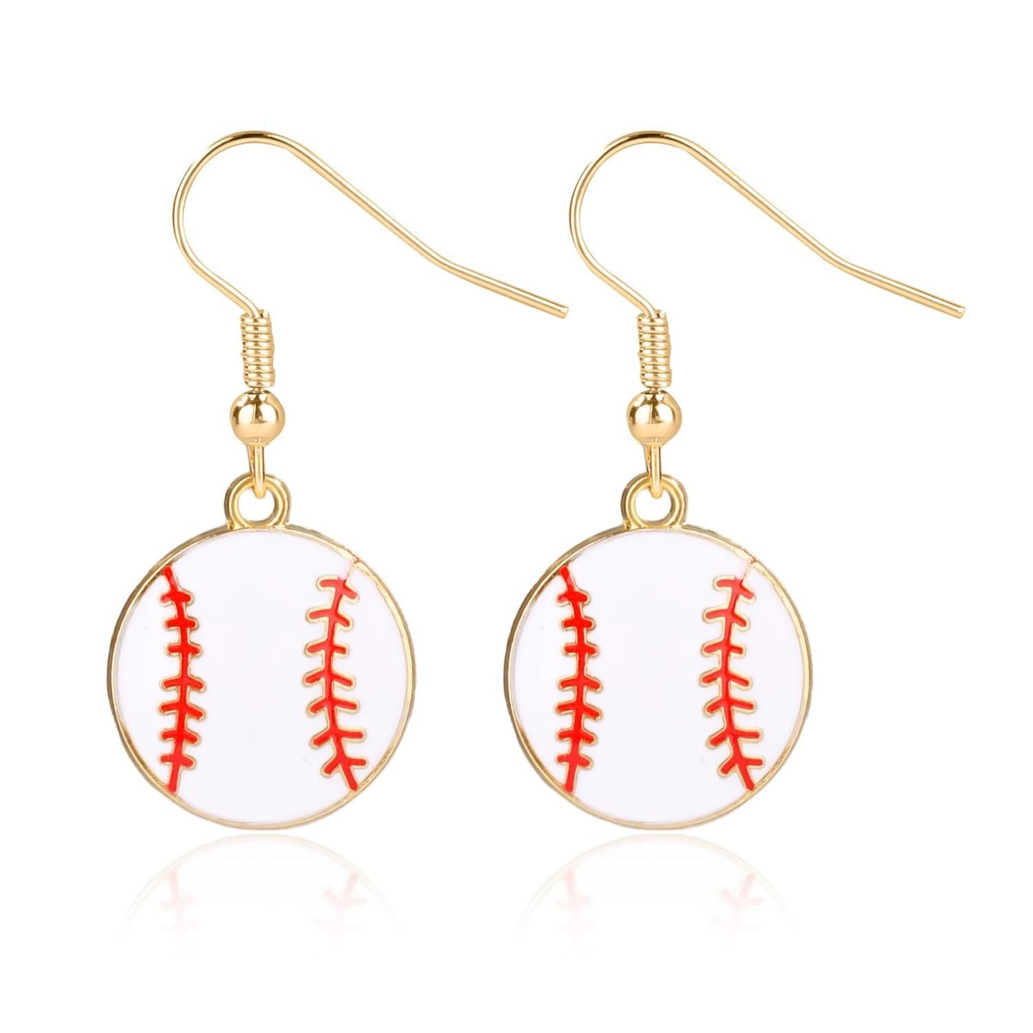 Rhinestone Football & Rugby Earrings for Women - Sparkling Sports Fan Dangle Drop Stud Earrings -dropshippingabc.com