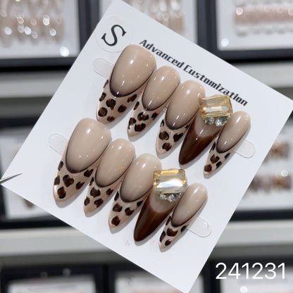 1029- Handmade press on nails fake nails removable