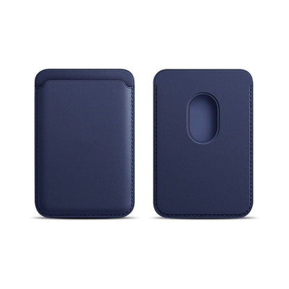 Applicable to Apple 15Magsafe magnetic card bag iPhone mobile phone card bag card holder PU magnetic suction -dropshippingabc.com