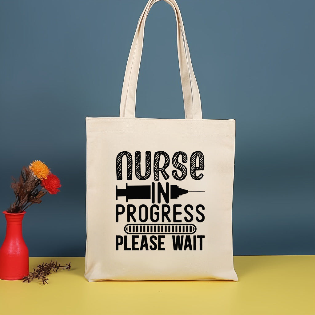 Bolso bandolera de lona estampada, bolso de compras moderno y ligero, bolso de algodón de gran capacidad, paquete de 2 unidades tipo hobo. 