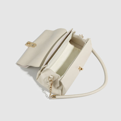 Small shoulder bag for women, fashionable glacier white underarm bag, versatile commuter Crossbody bag for women small