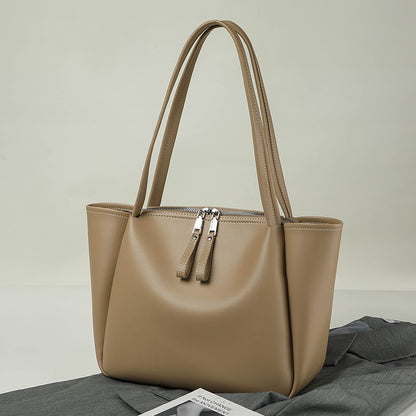 Bolso tote grande y elegante para mujer: bolso de mano con material PU suave y gran capacidad para un estilo hobo de uso diario. 