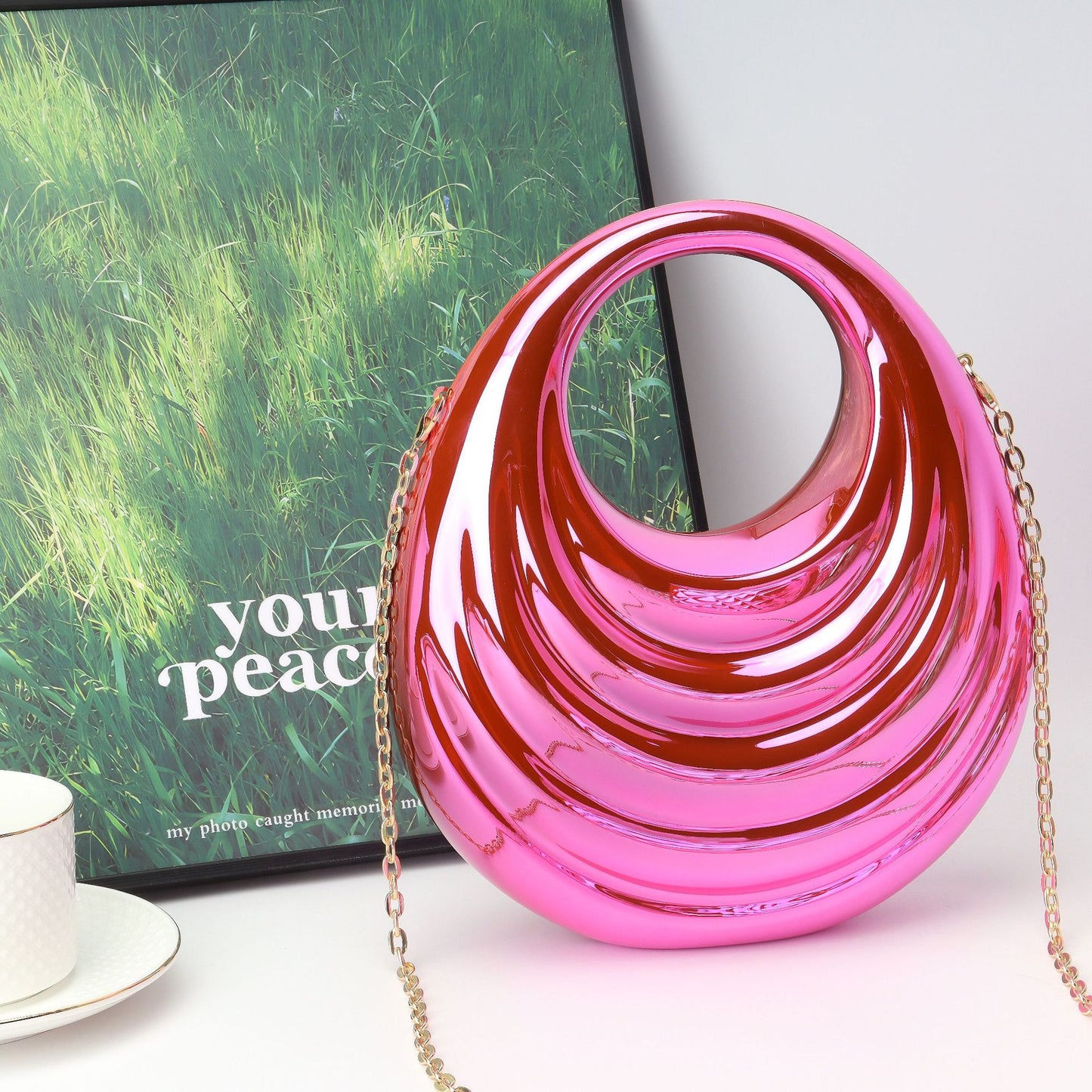 Bolso de mujer con cierre acrílico, bolso de fiesta, bolso de graduación, bolso de mano tipo clutch, bolso de boda, bolso de noche, bolso para cena. 