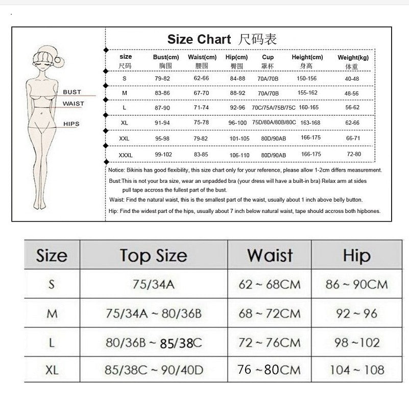 Women's Bikini Swimsuit Separate Solid Color Special Internet Celebrity Ins Multi color