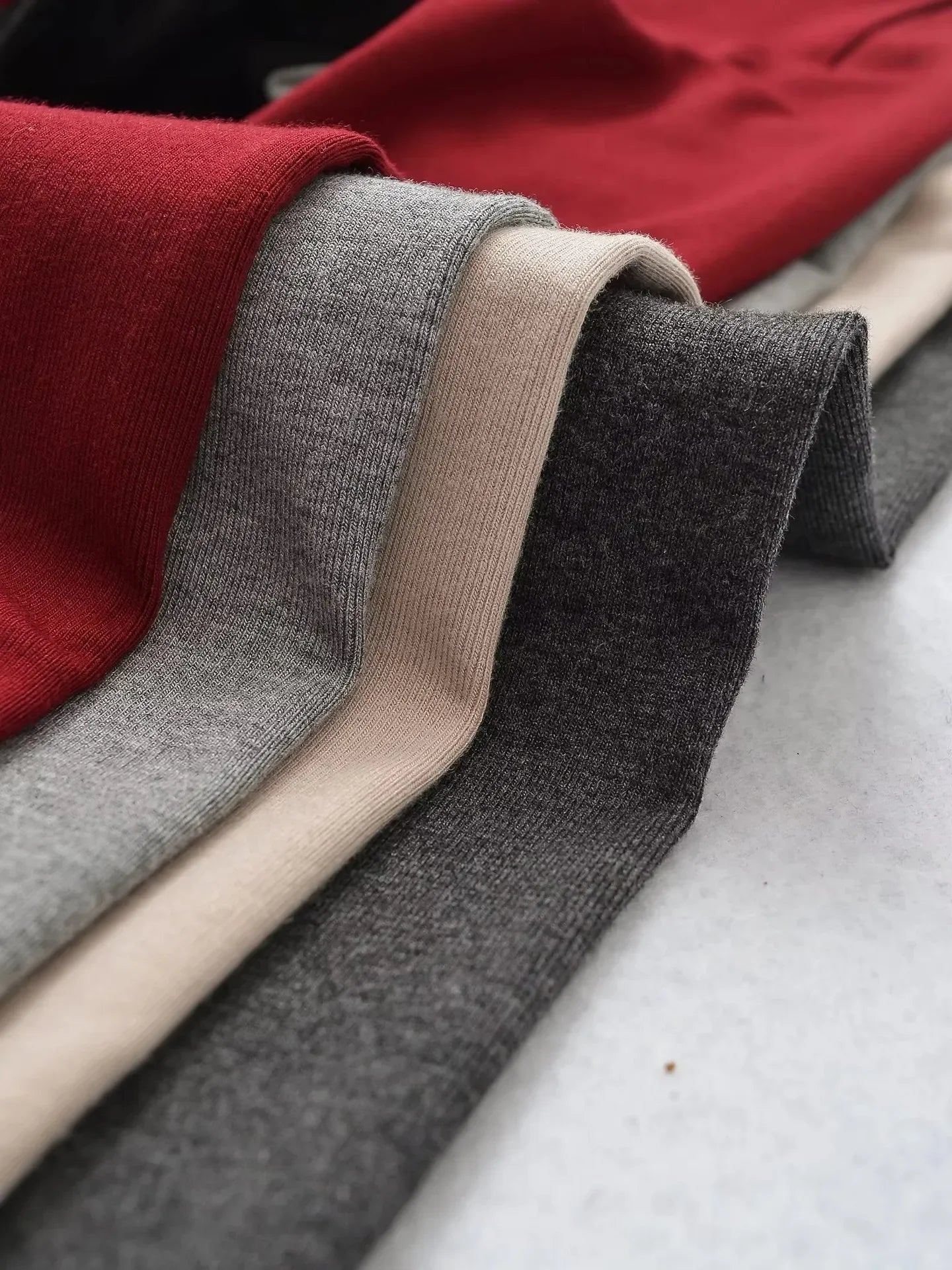 Camiseta interior de polar de cuello alto y corte ajustado para mujer