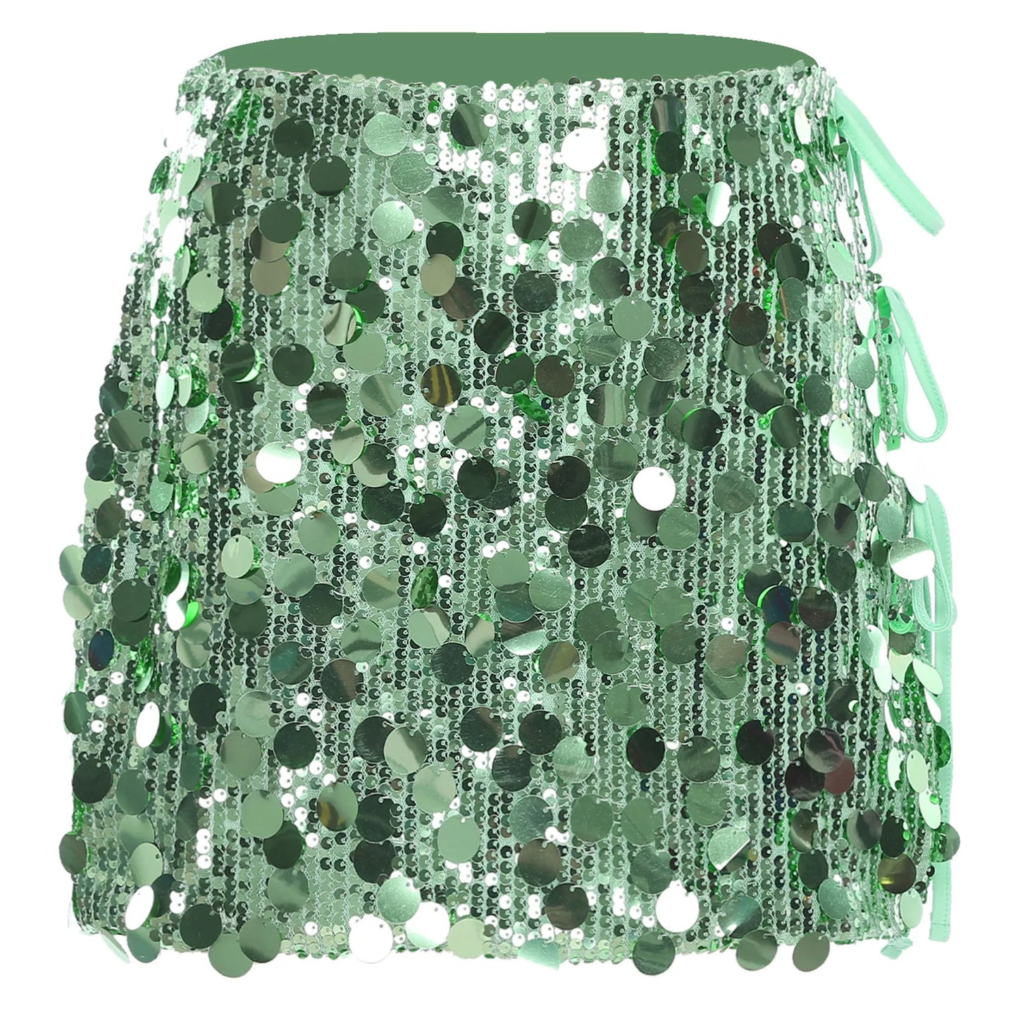 Minifalda ajustada con lentejuelas para mujer