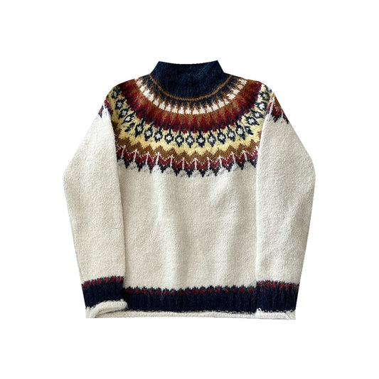 Women's Vintage Pattern Sweater Trendy