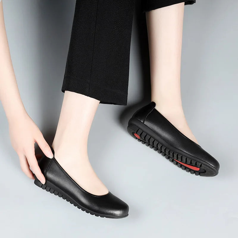 Women's Genuine Leather Driving Loafers