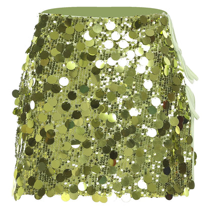 Minifalda ajustada con lentejuelas para mujer
