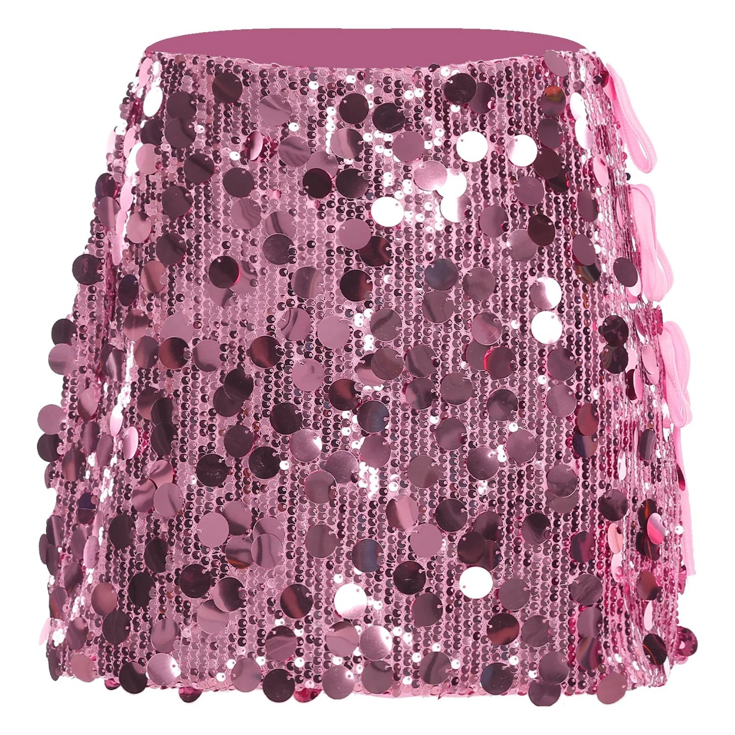 Minifalda ajustada con lentejuelas para mujer