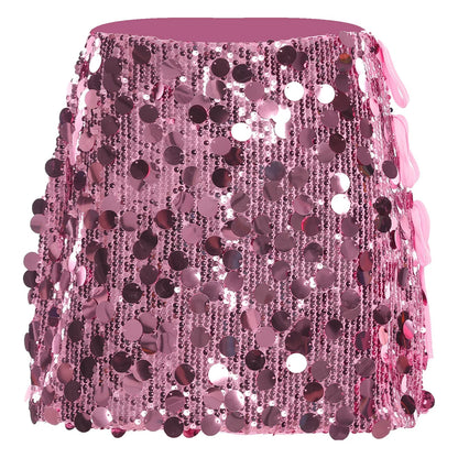 Minifalda ajustada con lentejuelas para mujer