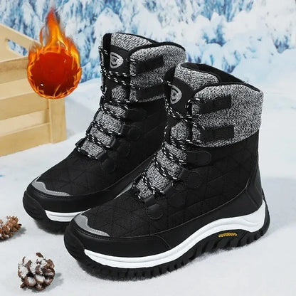 Women's Fur-Lined Ankle Snow Boots for Hiking new