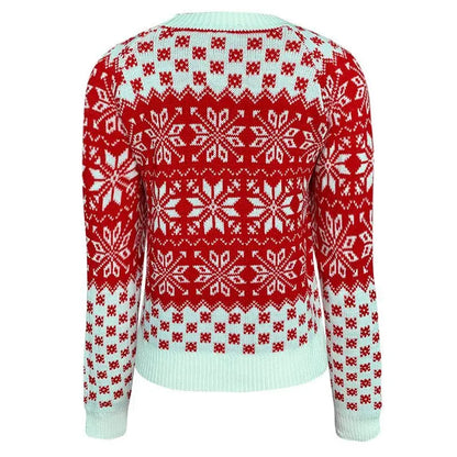 Women's Sweater Christmas Snowflake Knit