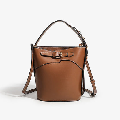 Bolso de mano pequeño y elegante tipo cubo – Bolso bandolera elegante para el día a día y bolso tote compacto estilo hobo 