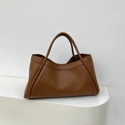 Bolso de mano grande con asa superior, bolso tote informal, minimalista, popular y versátil, bolso tote retro para ir al trabajo, bolso de hombro con correa cruzada