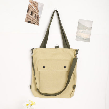 Bolso bandolera de nailon, bolso ligero para llevar debajo del brazo, bolso de hombro sencillo de lona. 