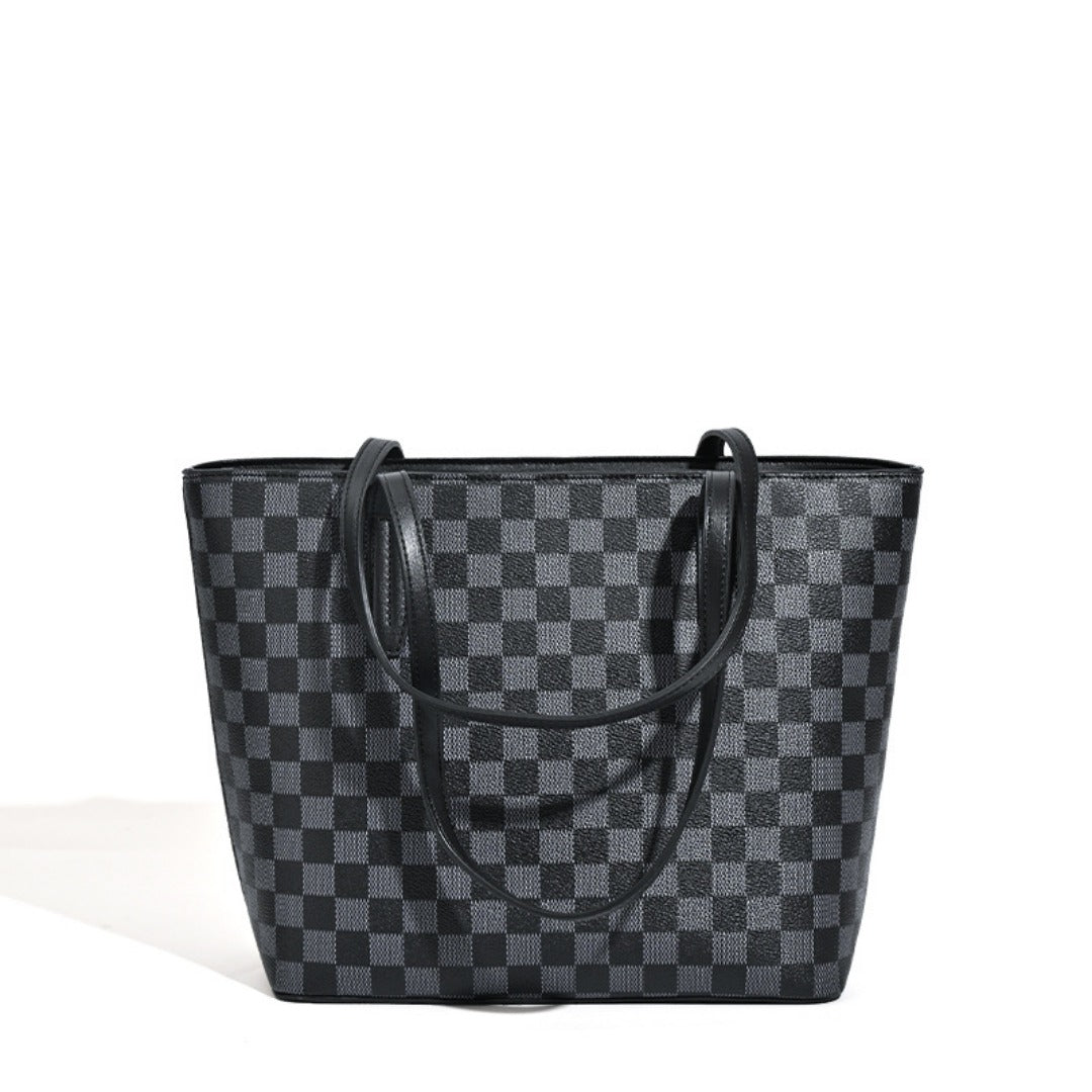 Bolso de compras extragrande de lujo ligero, bolso tote portátil y versátil para mujer, bolso de hombro 