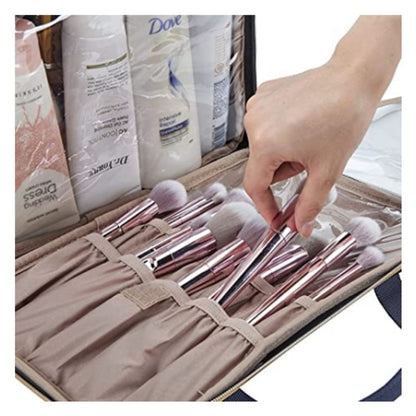 Neceser de viaje, organizadores de neceseres, bolsas de maquillaje, neceser grande de viaje, neceser de mano, bolsa de aseo, bolsa de almacenamiento, neceser de maquillaje para mujer 