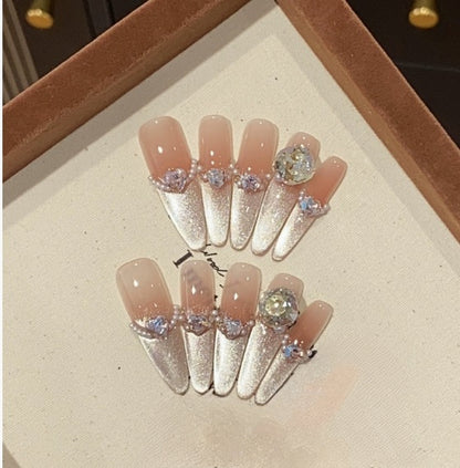 0995- Handmade press on nails fake nails removable