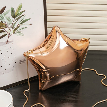 Bolso de noche con cadena de pentagrama plateado, monedero pequeño de acrílico, monedero para llaves y pintalabios, bolso bandolera para fiesta, bolso de fiesta, bolso de mano para graduación, bolso de boda 